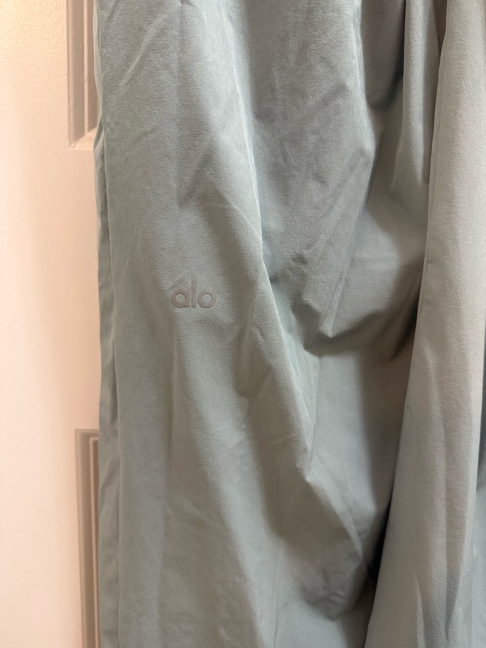 ALO Light Blue (Cosmic Grey) Wide-Leg High-Waist Pants - Picture 5 of 7